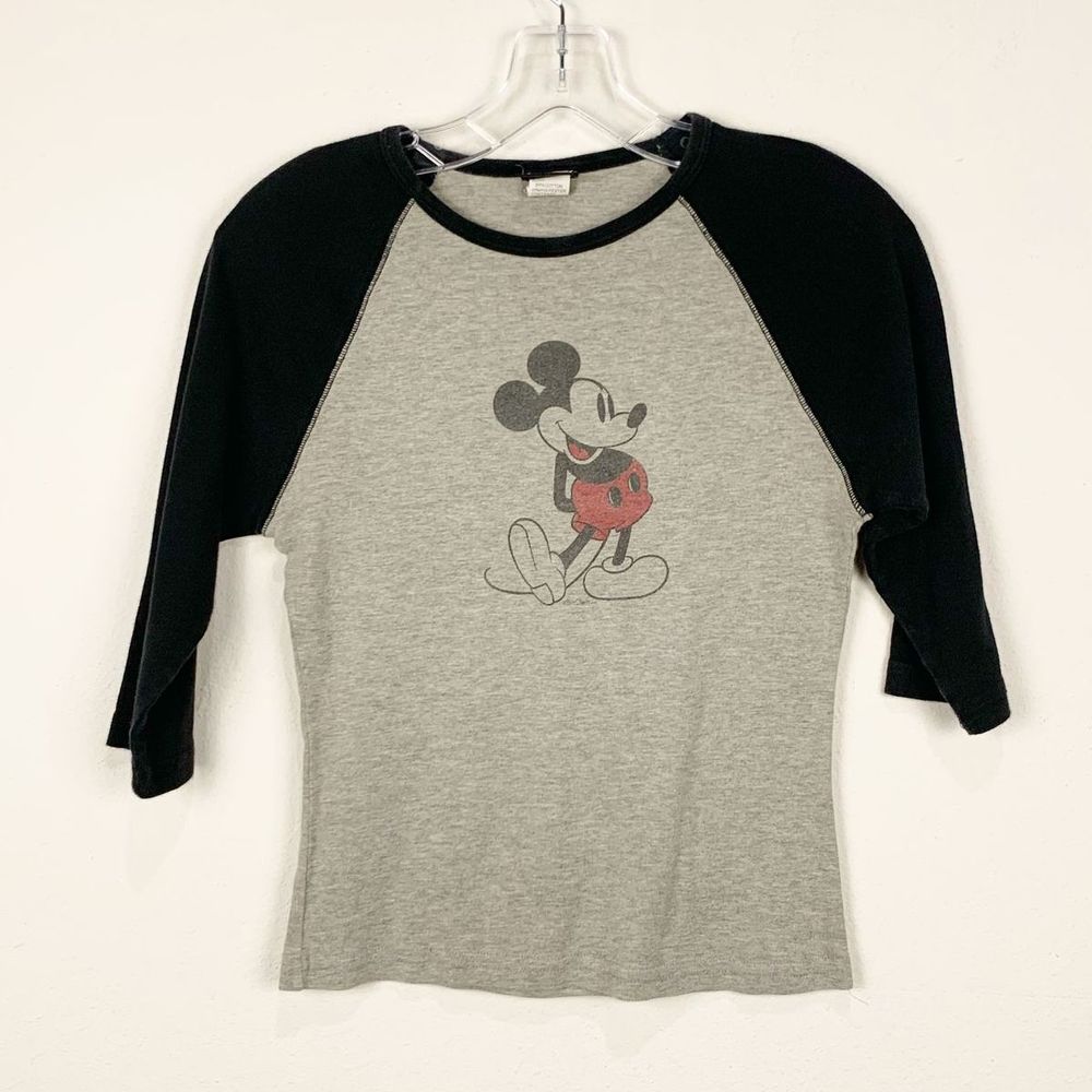 Disney Mickey Mouse Baseball Tee Size: S